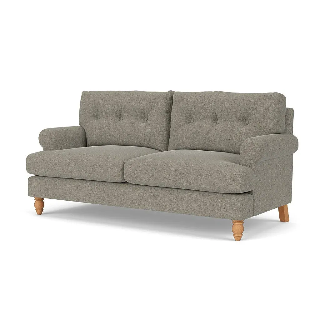 3 Seater Sofa - Flax, Rustic Weave