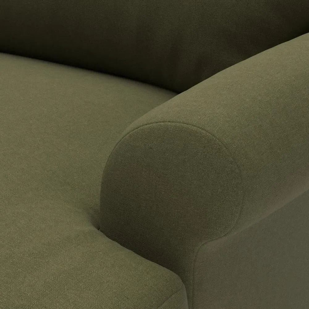 3-Seater Sofa - Forest Green, House Linen Mix