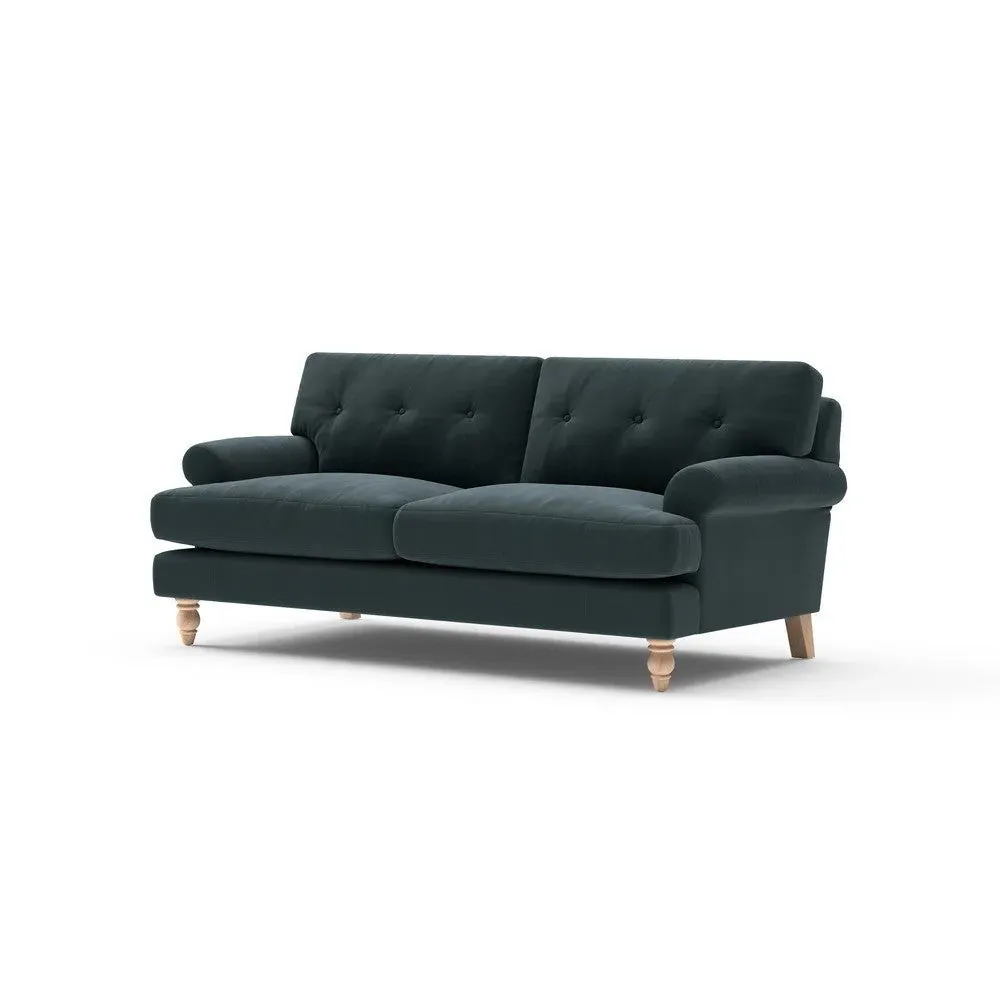 3 Seater Sofa - Lake, Matt Velvet