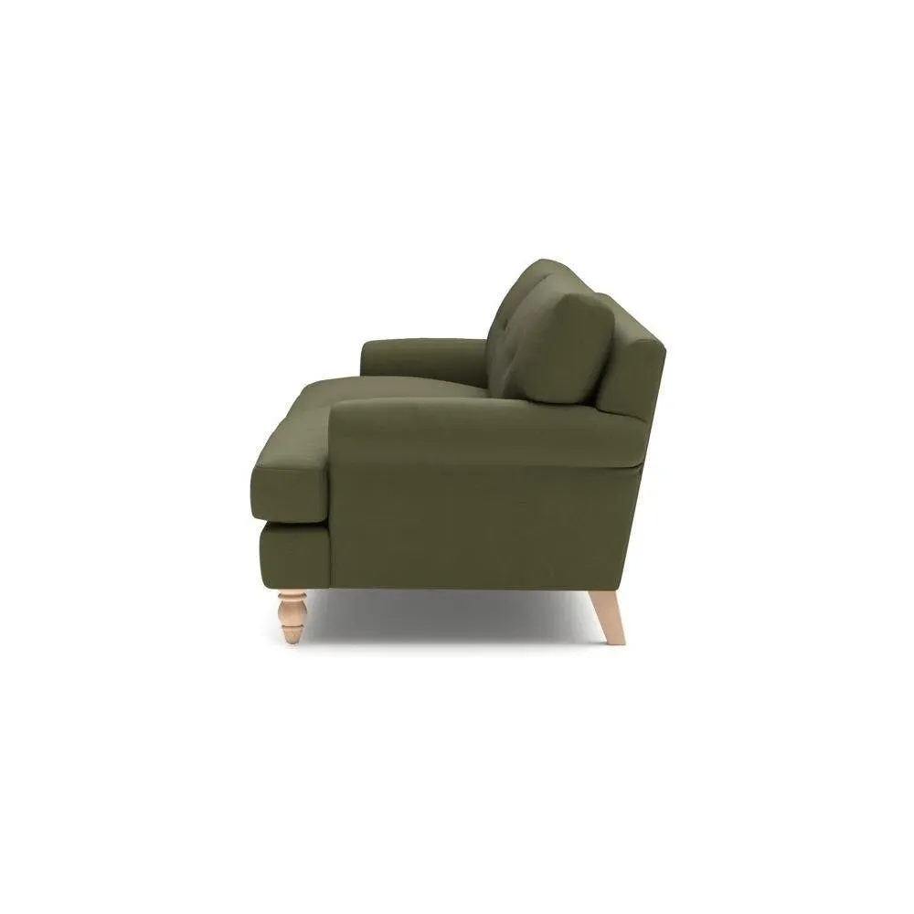 4-Seater Sofa - Forest Green, House Linen Mix