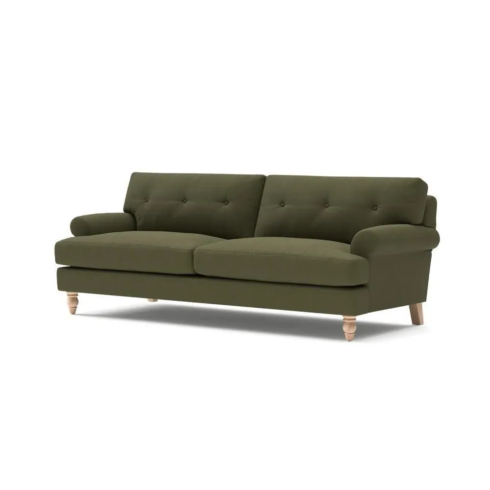 4-Seater Sofa - Forest Green, House Linen Mix
