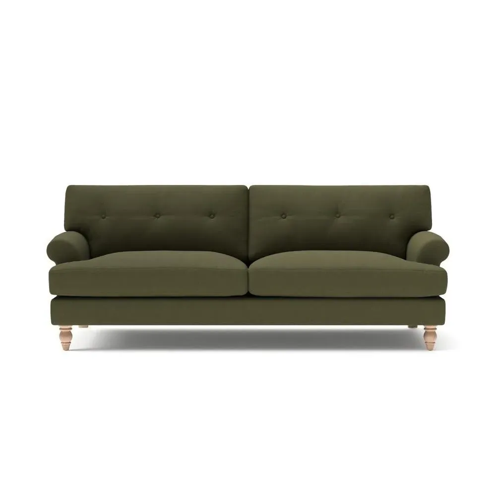4-Seater Sofa - Forest Green, House Linen Mix