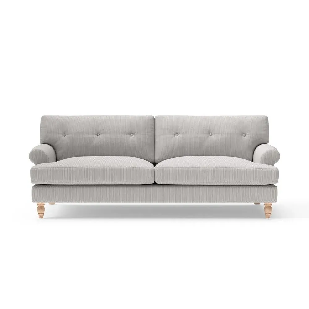4-Seater Sofa - Grey, Broadway Stripe