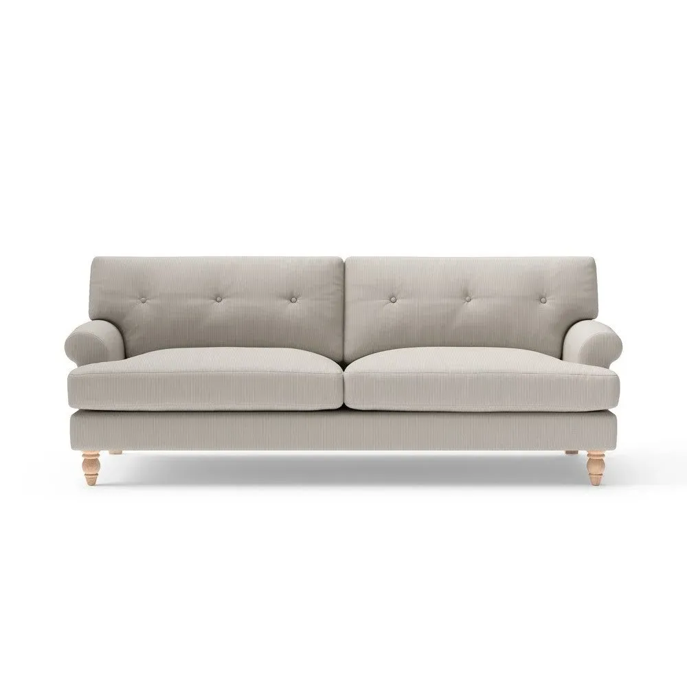 4 Seater Sofa - Natural, Broadway Stripe image