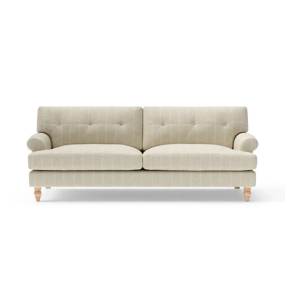 4 Seater Sofa - Natural, Compton Stripe image