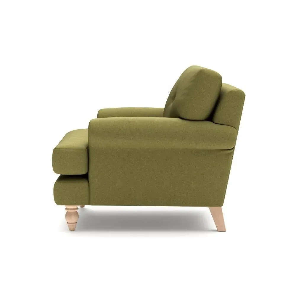 Armchair - Apple Green, House Linen Mix