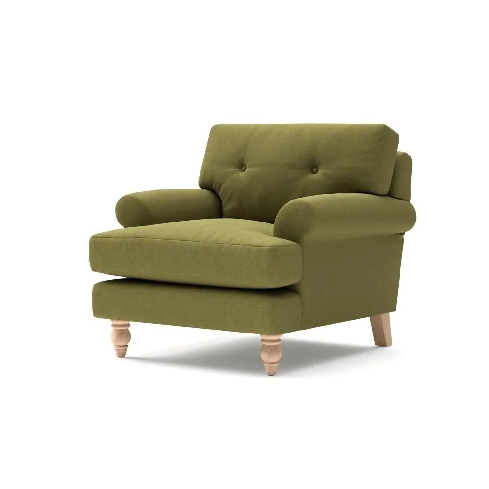 Armchair - Apple Green, House Linen Mix