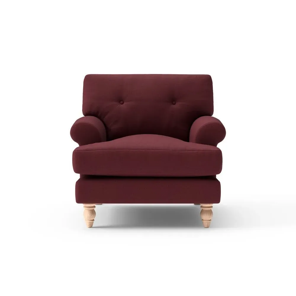 Armchair - Rosehip, House Linen Mix