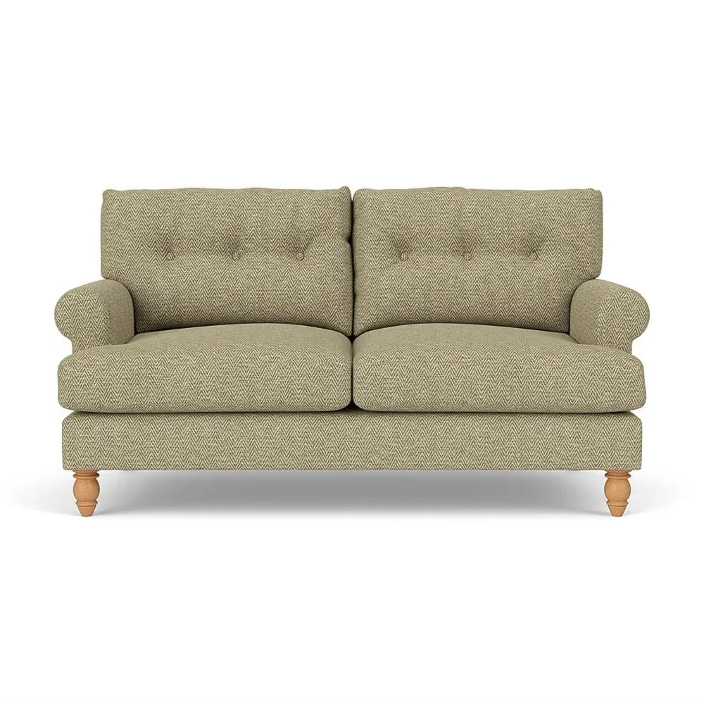 Large 2-Seater Sofa - Apple, Herringbone Weave