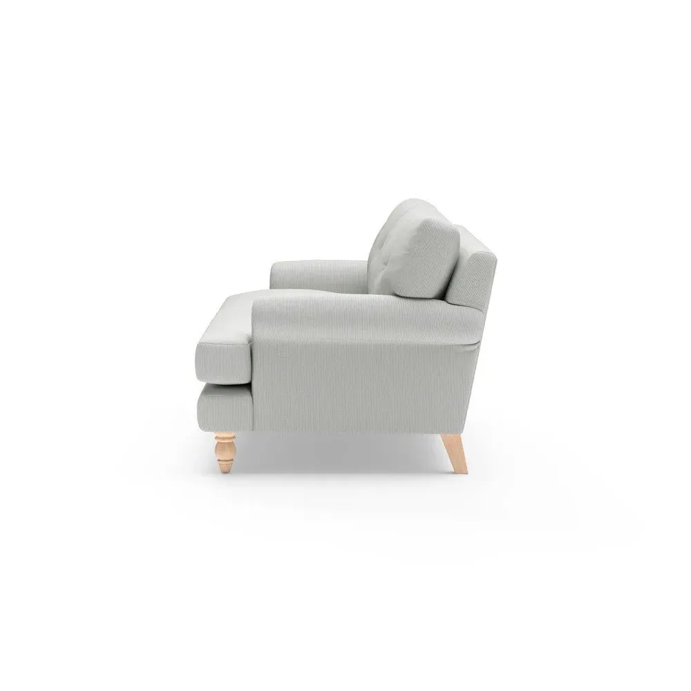 Large 2-Seater Sofa - Duck Egg, Broadway Stripe