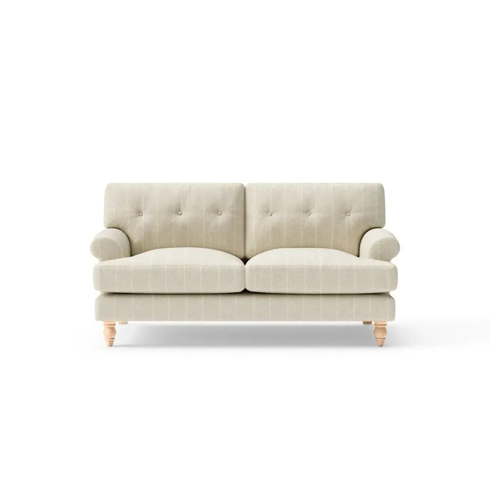 Large 2-Seater Sofa - Natural, Compton Stripe
