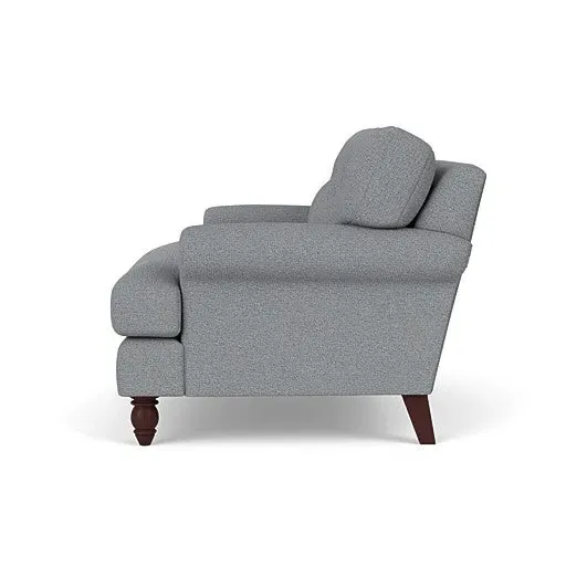 Love Seat - Blue Marl, House Weave