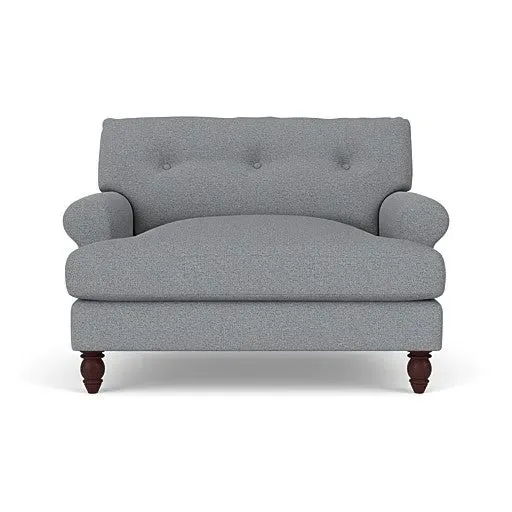 Love Seat - Blue Marl, House Weave image