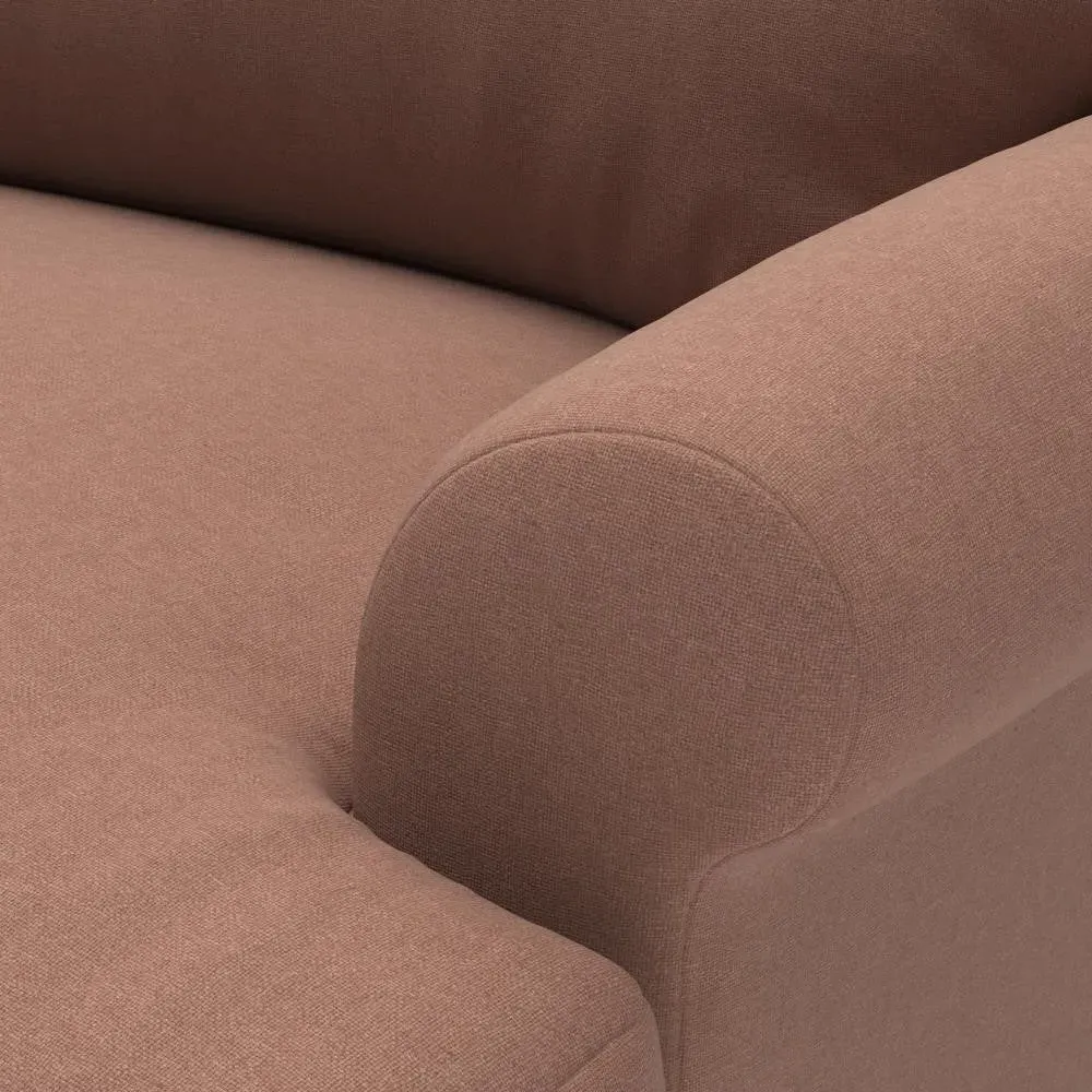 Love Seat - Dusky Blush, House Linen Mix