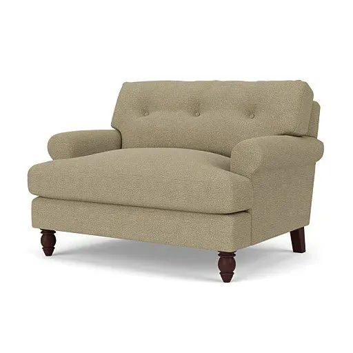 Love Seat - Green Marl, House Weave