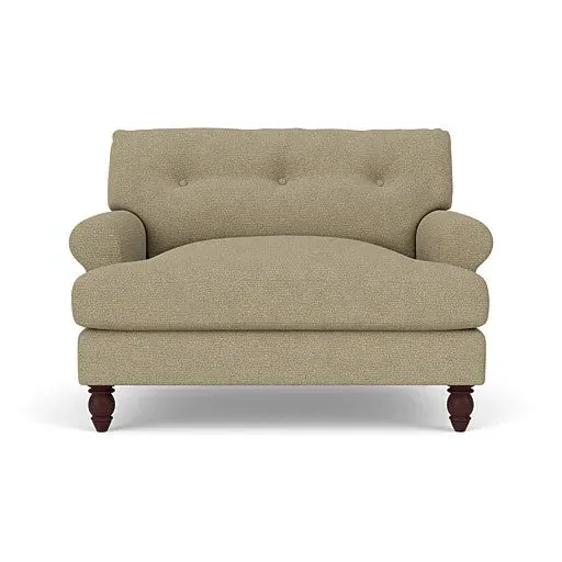 Love Seat - Green Marl, House Weave