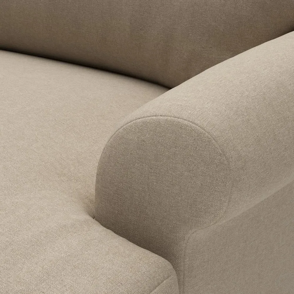 Love Seat - Natural, House Linen Mix