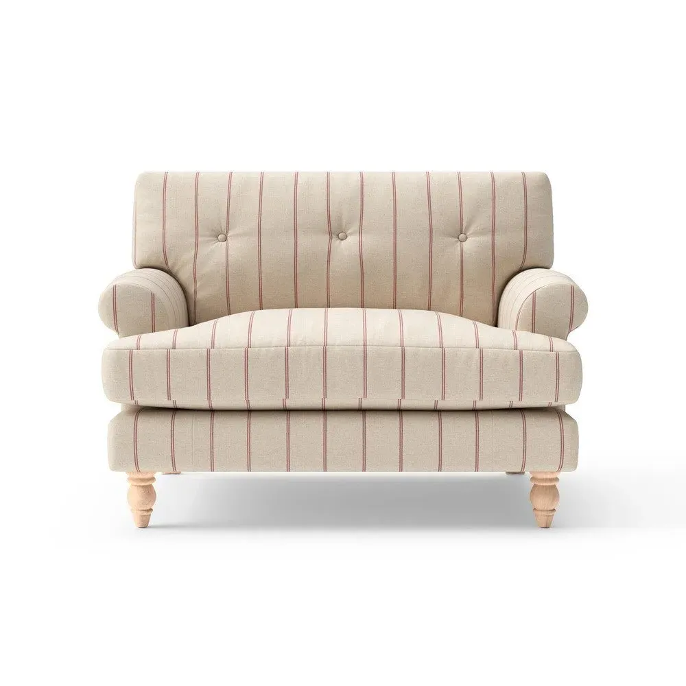 Love Seat - Pink, Compton Stripe