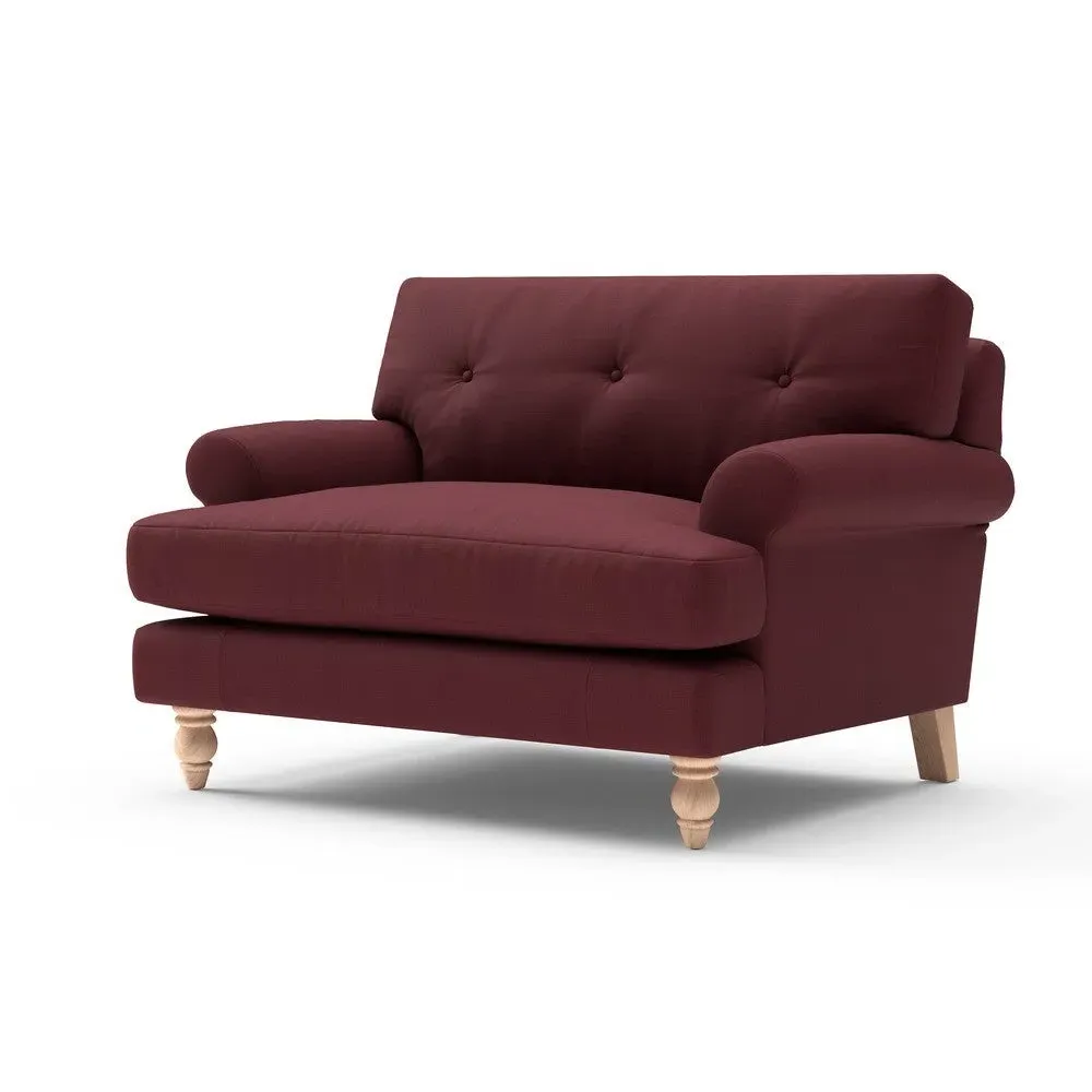 Love Seat - Rosehip, House Linen Mix