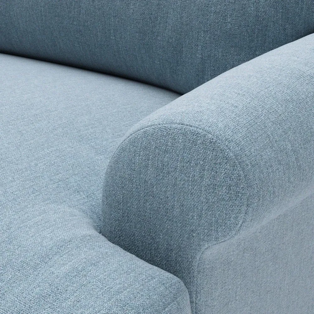 Love Seat with Button Back - Teal