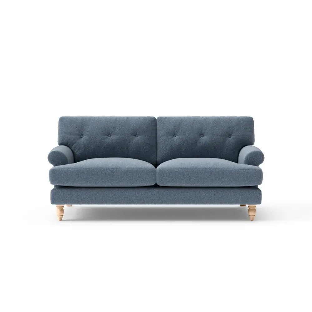 Talbot 3-Seater Sofa - Indigo, Rustic Weave