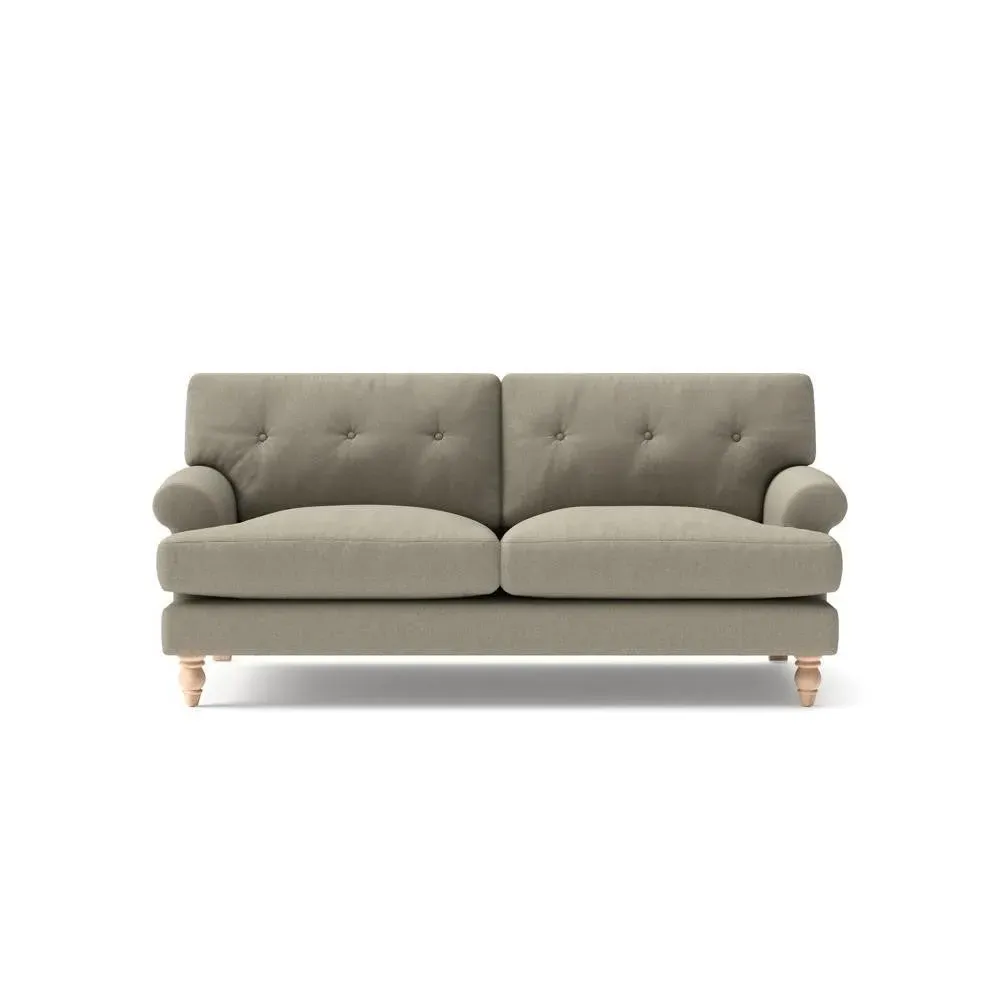 Talbot 3-Seater Sofa - Mid Grey, House Linen Mix image