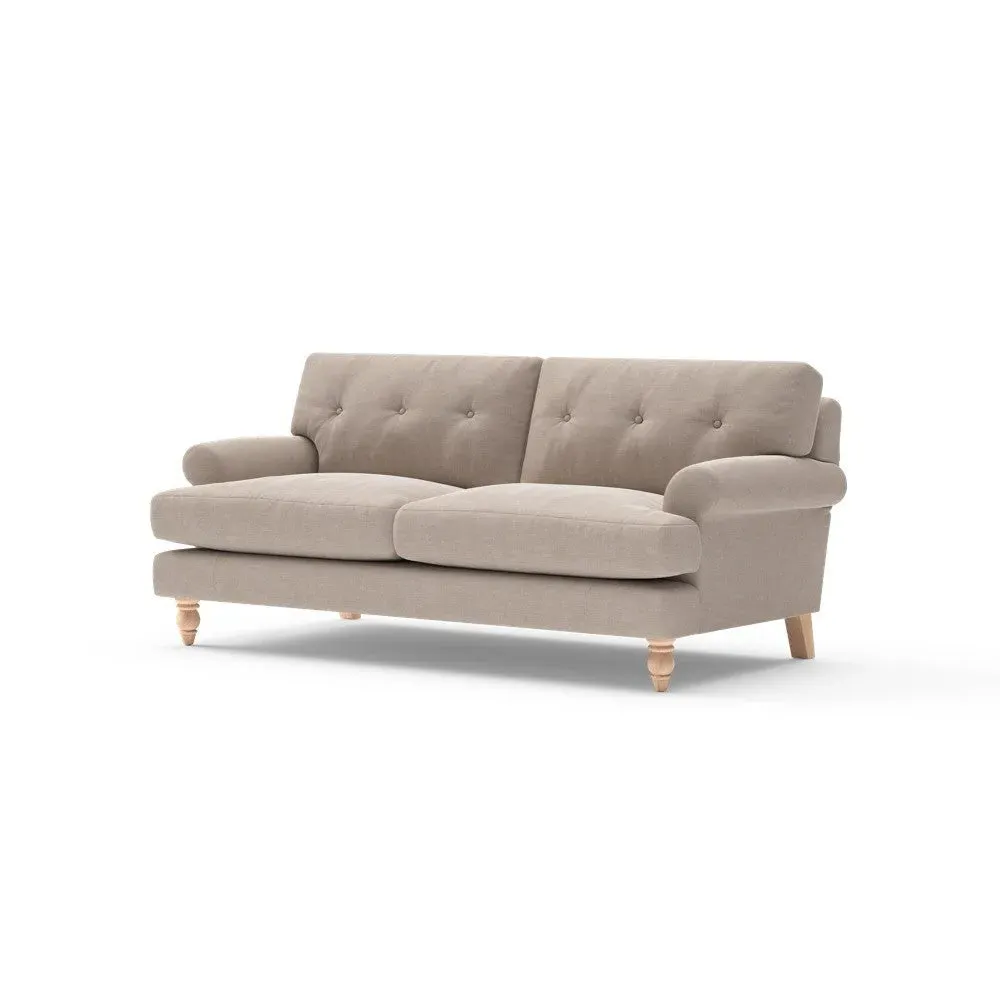 Talbot 3-Seater Sofa - Natural, Eco Chenille