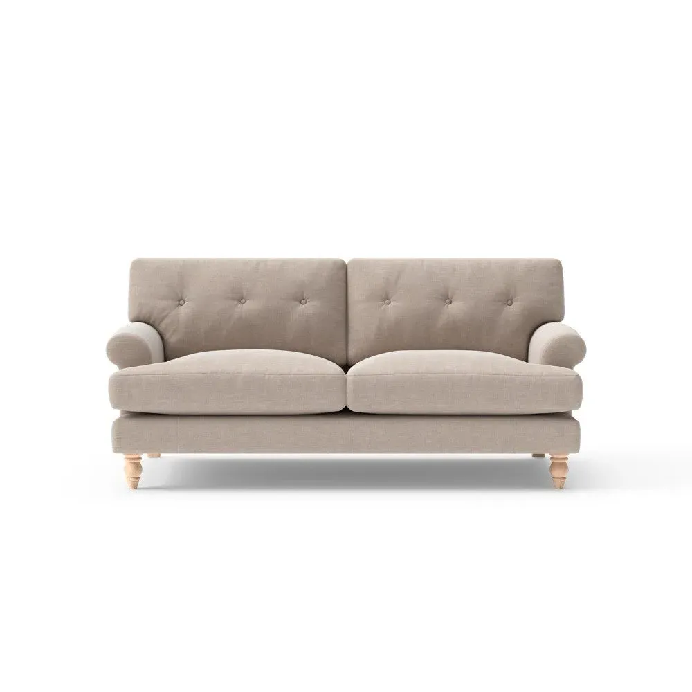Talbot 3-Seater Sofa - Natural, Eco Chenille