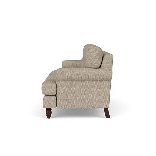 Talbot 3-Seater Sofa - Natural, Herringbone Weave