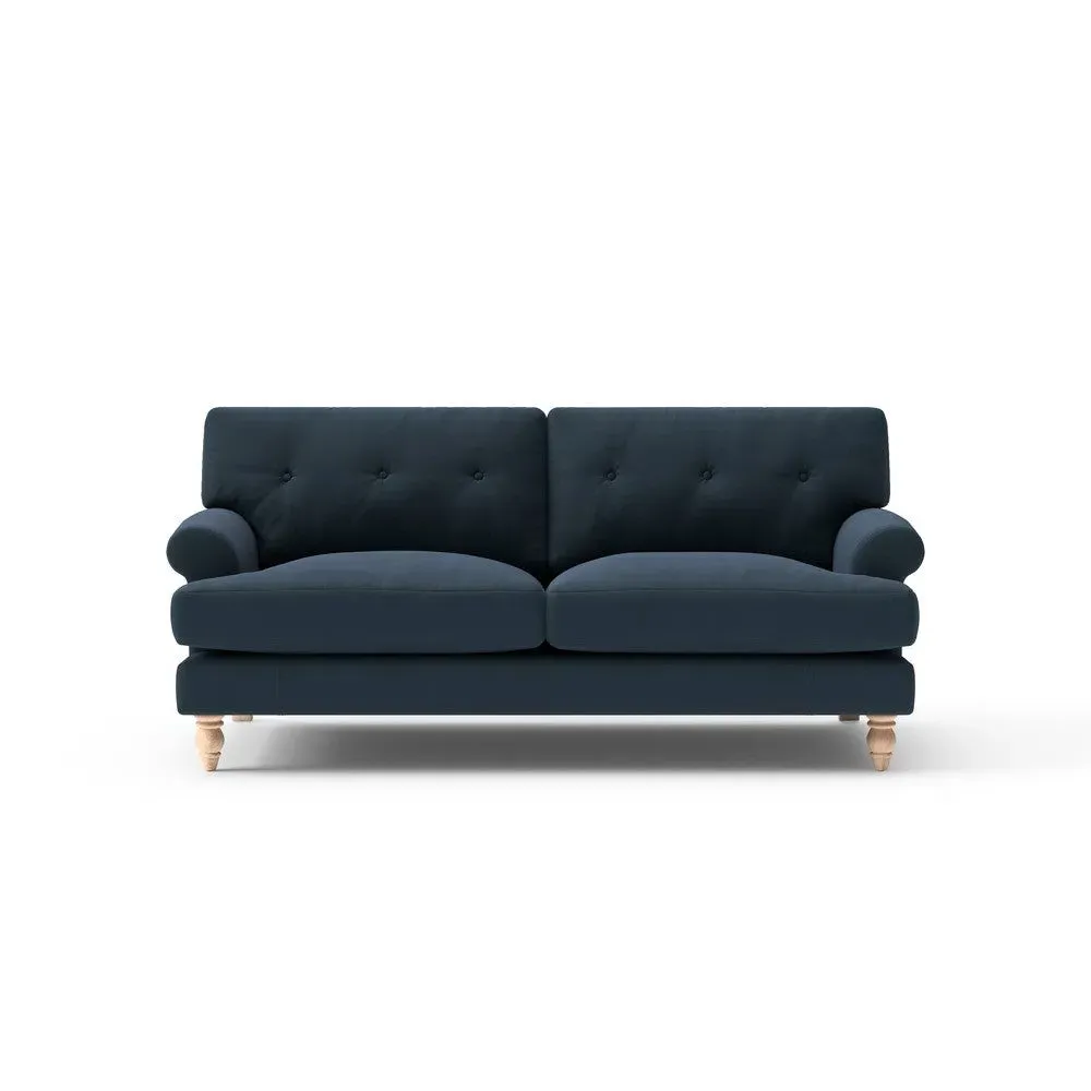 Talbot 3-Seater Sofa with Button Back - Night Sky, Matt Velvet image