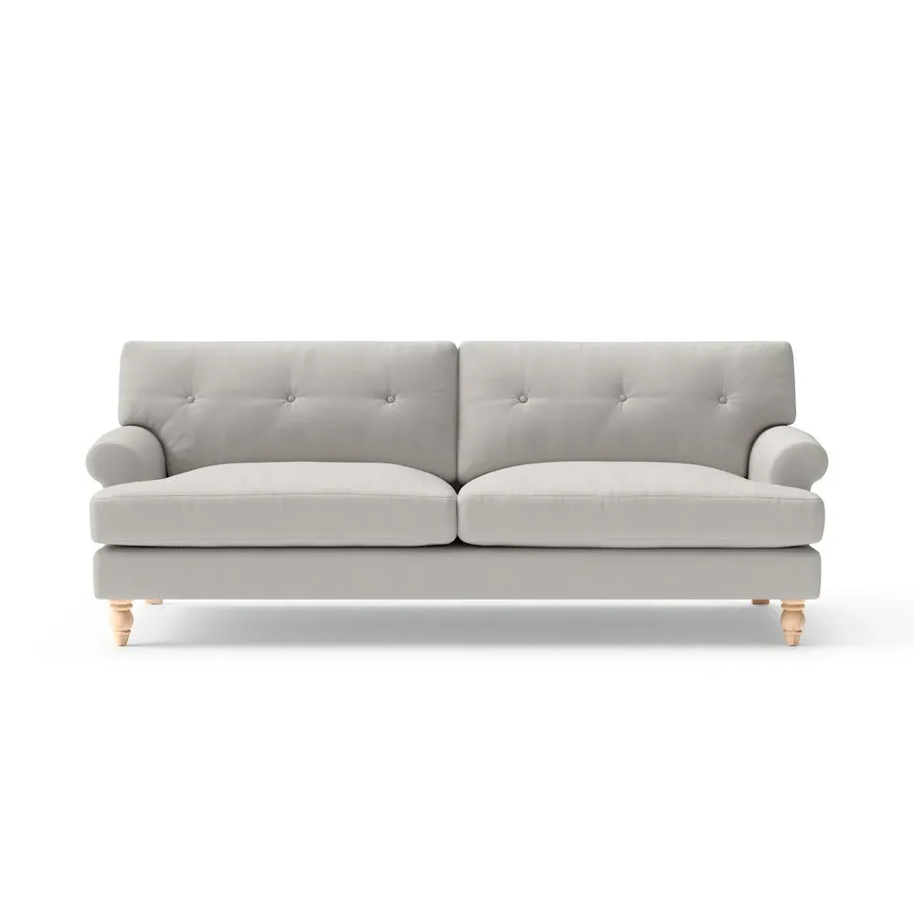 Talbot 4-Seater Sofa - Dove Grey, House Linen Mix image