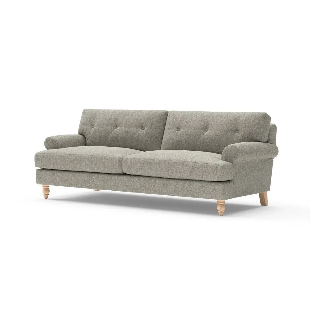 Talbot 4-Seater Sofa - Green, Aquaclean Oxford