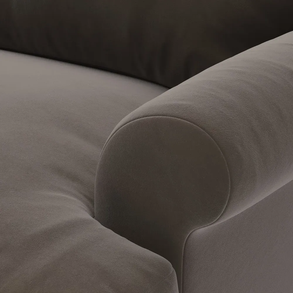 Talbot Armchair - Bark, Matt Velvet