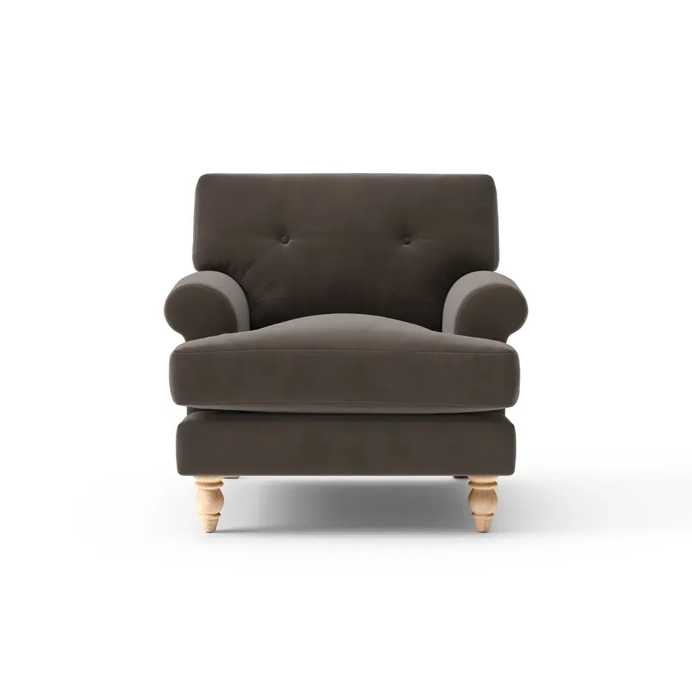 Talbot Armchair - Bark, Matt Velvet image