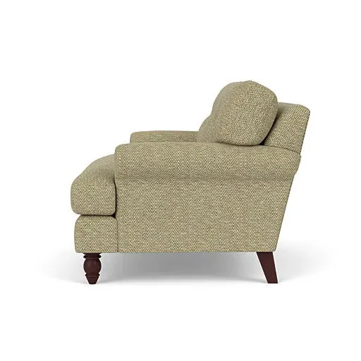 Talbot Love Seat - Apple, Herringbone Weave