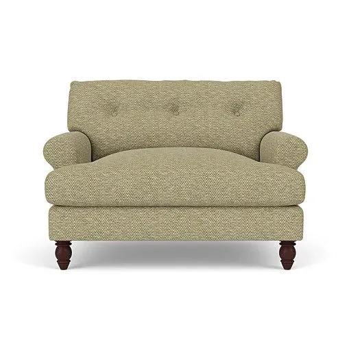 Talbot Love Seat - Apple, Herringbone Weave image
