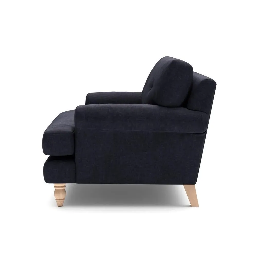Talbot Love Seat - Ink, Eco Chenille