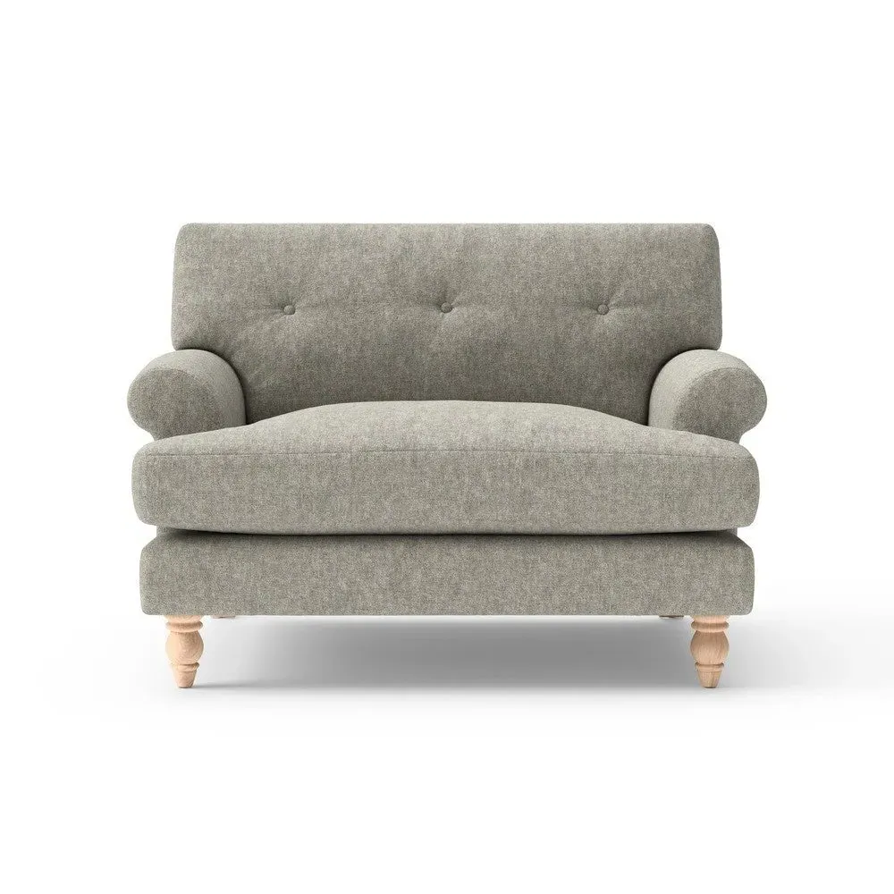 Talbot Love Seat - Lichen Green, Aquaclean Oxford image