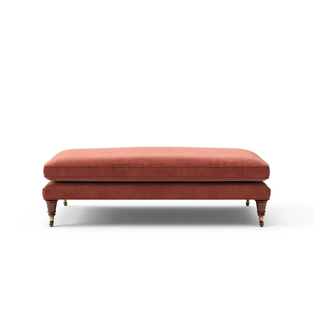 Foot Stool - Brick, Matt Velvet image