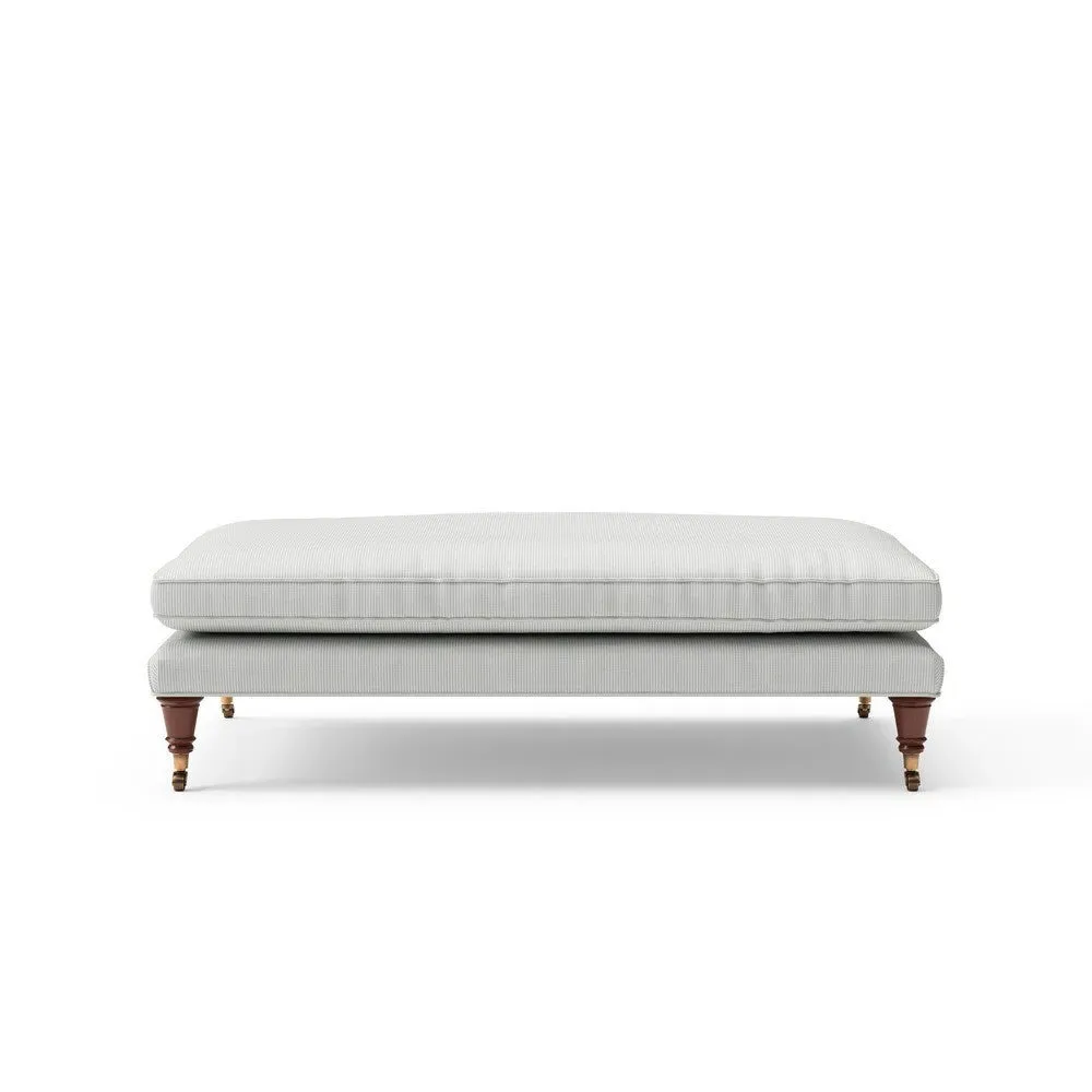 Foot Stool - Duck Egg, Broadway Stripe image