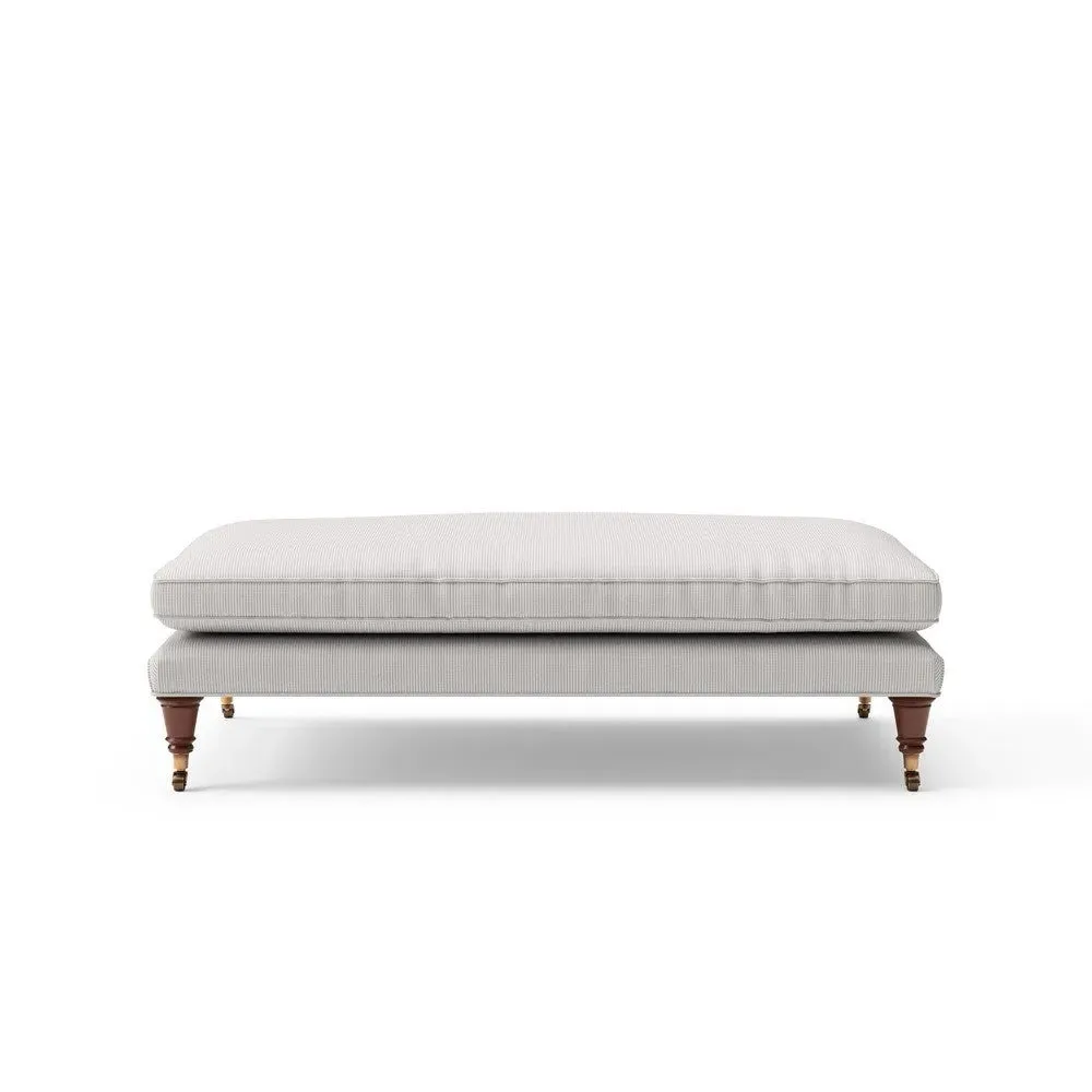 Foot Stool - Grey, Broadway Stripe