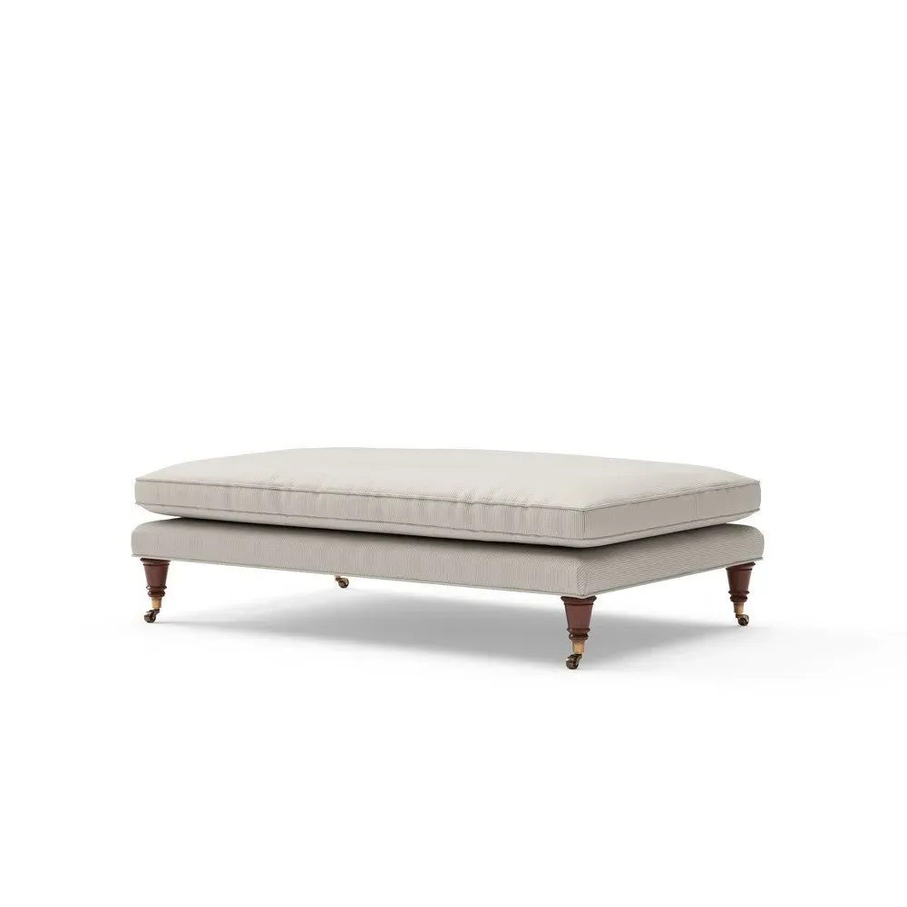 Foot Stool - Natural, Broadway Stripe