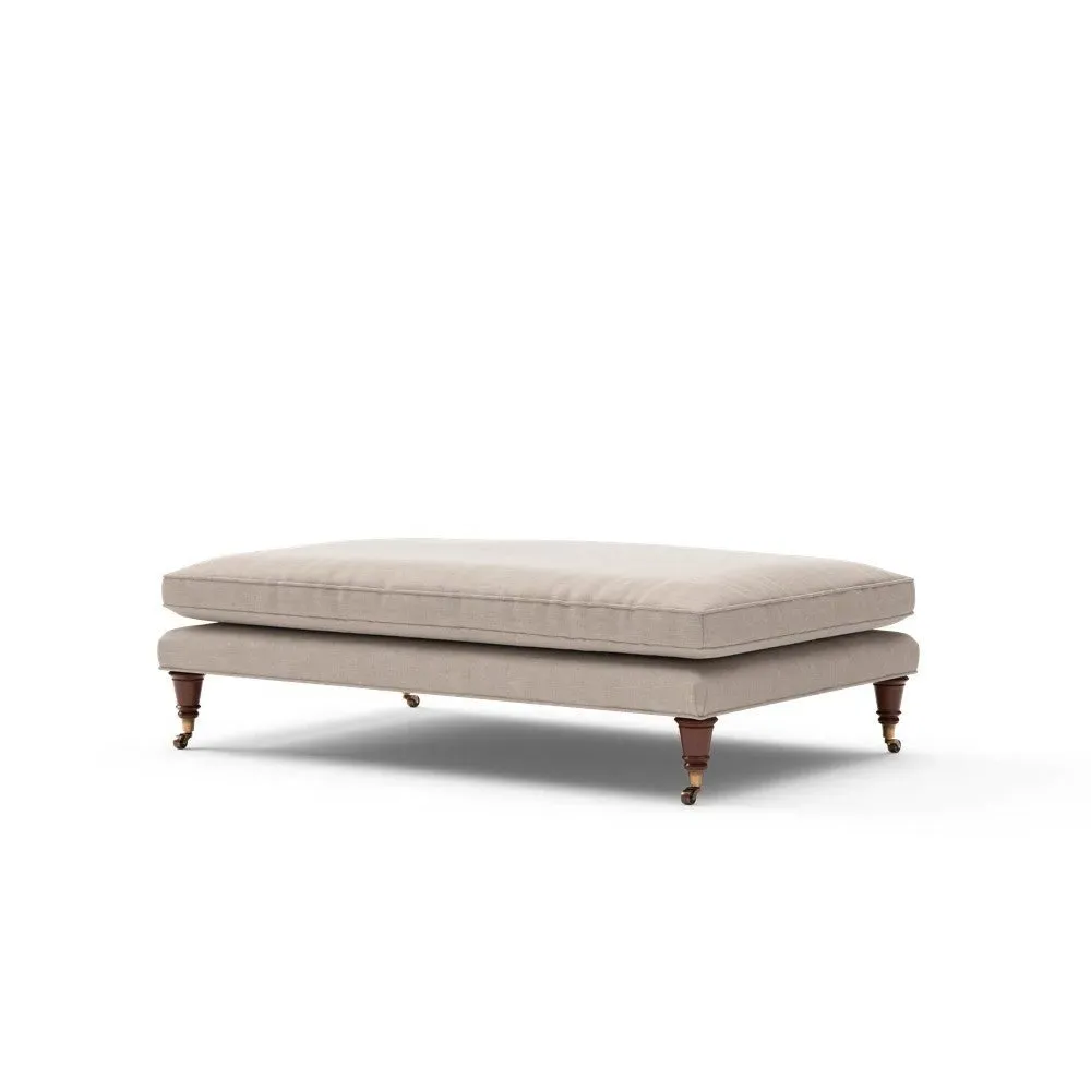 Foot Stool - Natural, Eco Chenille