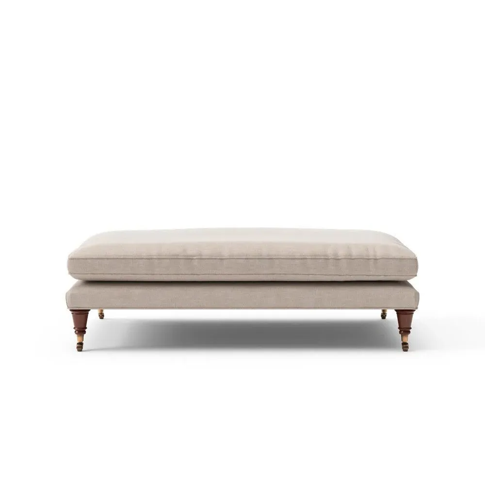 Foot Stool - Natural, Eco Chenille