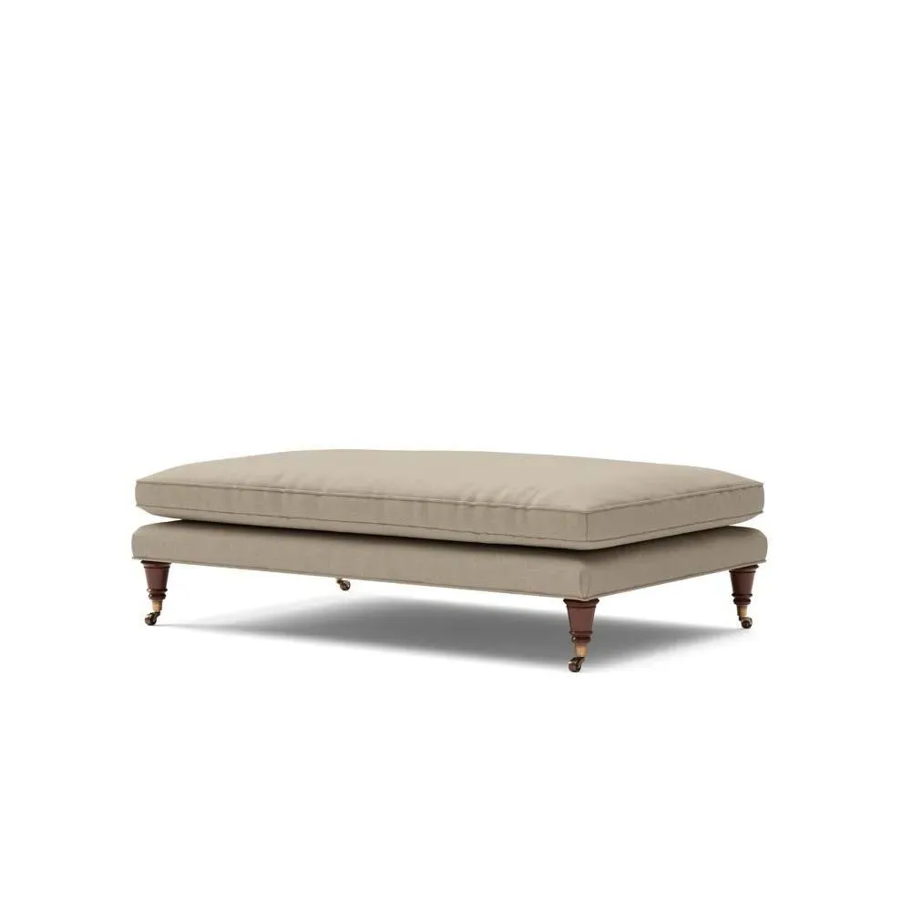 Foot Stool - Natural, House Linen Mix