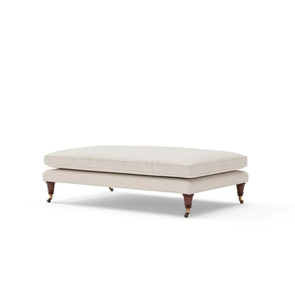 Foot Stool - Natural, Rustic Weave