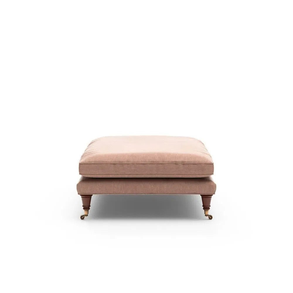 Foot Stool - Pink, Eco Chenille