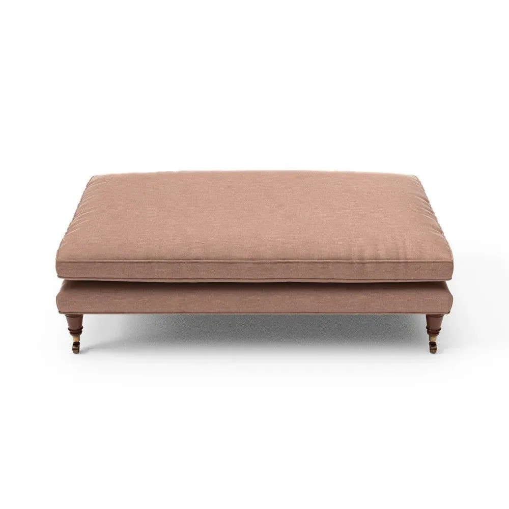 Foot Stool - Pink, Eco Chenille