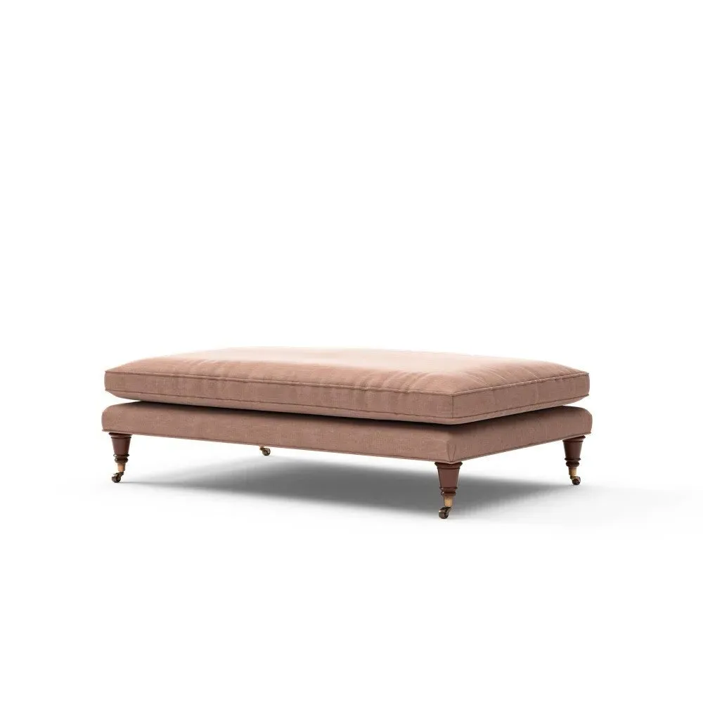 Foot Stool - Pink, Eco Chenille