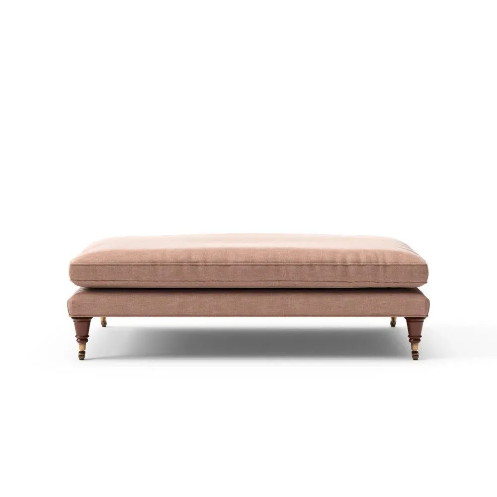 Foot Stool - Pink, Eco Chenille